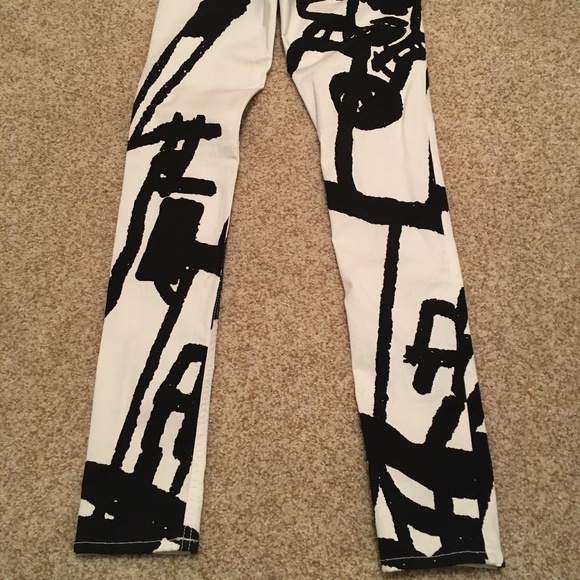 New Rag & Bone White Robot Print Legging - 26 - Picture 2 of 3